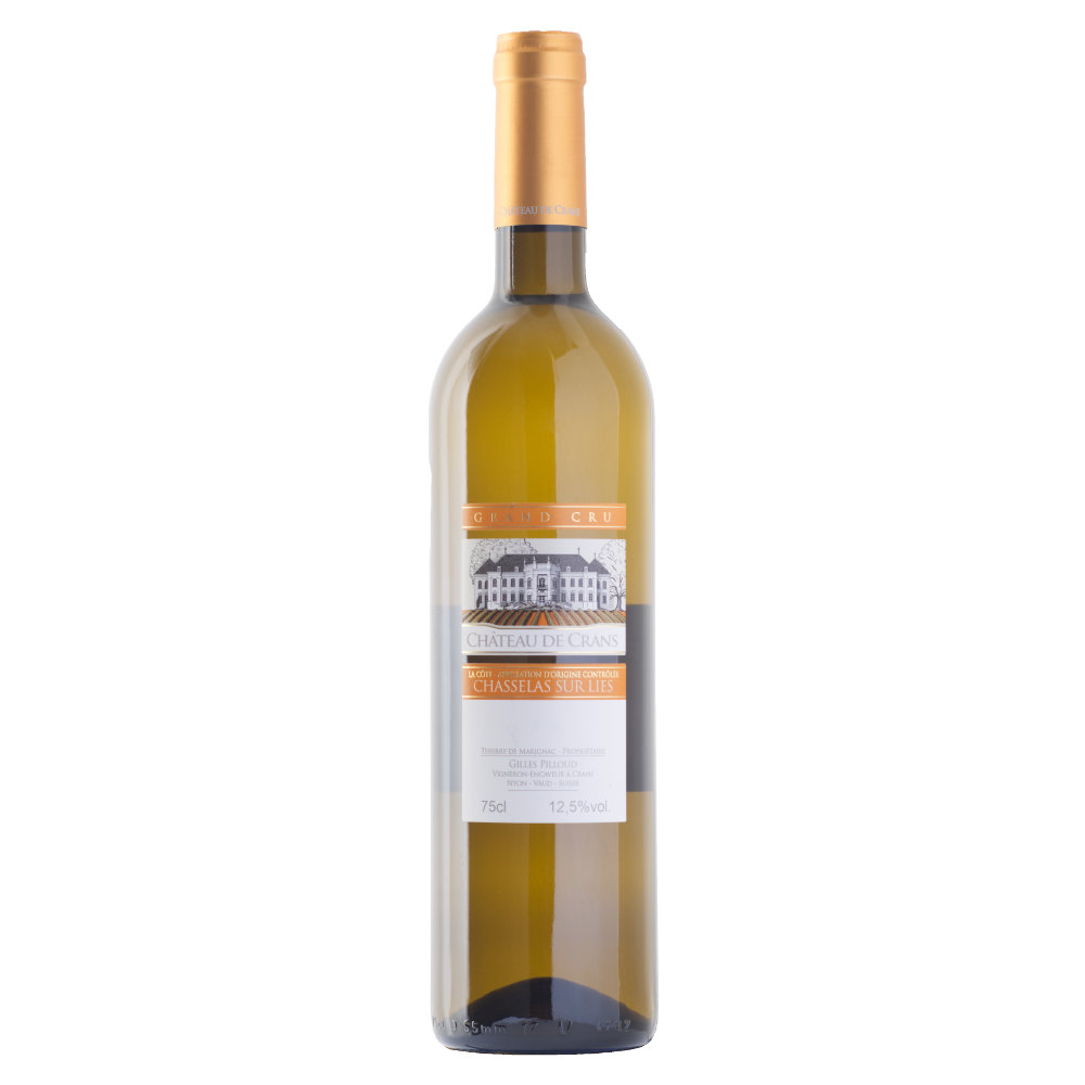 Chasselas sur lies bio AOC La Côte vin blanc suisse Château de Crans